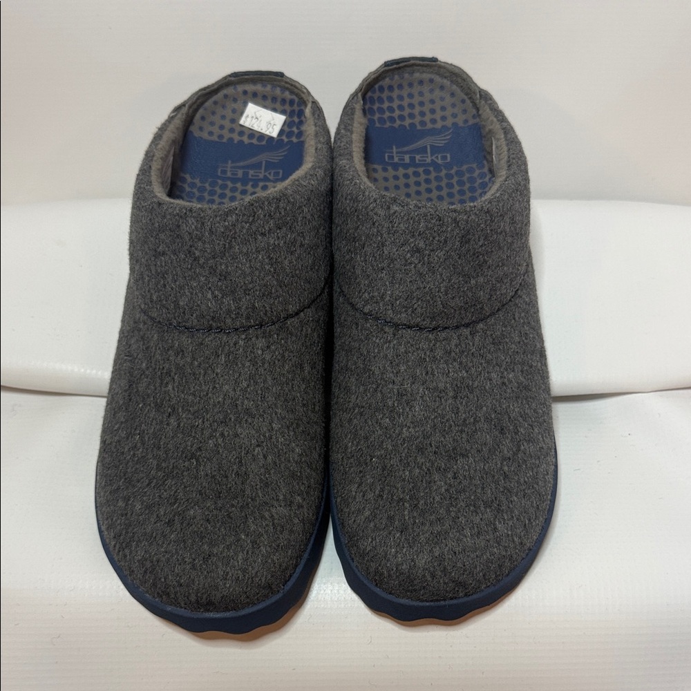 Dansko Charcoal Wool Slip-Ons
